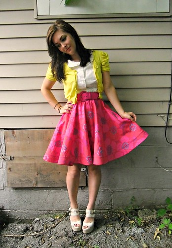 Floral Circle Skirt