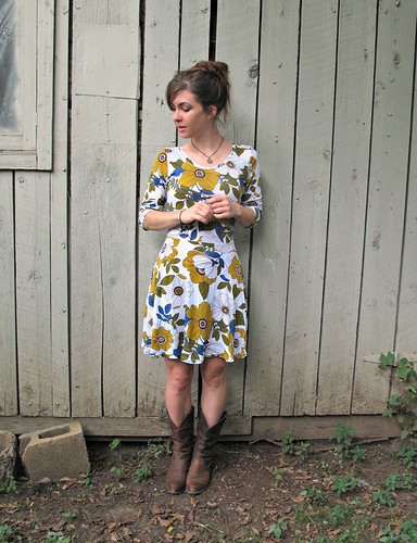 Fall Floral Lady Skater