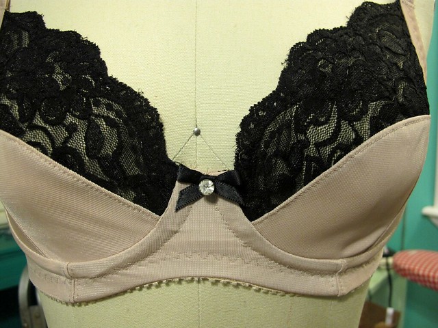 Black and nude Marlborough Bra