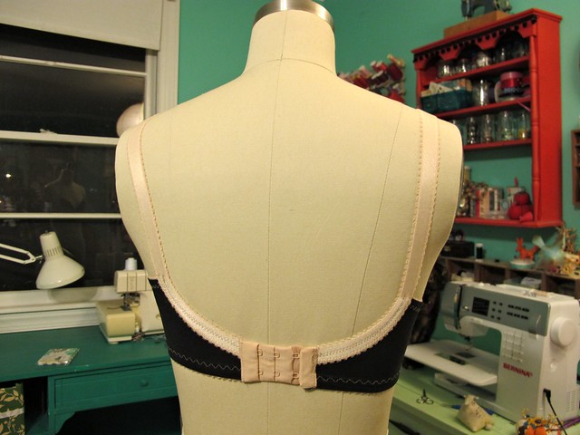 Black and nude Marlborough Bra