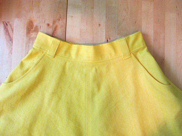 Striped Cabernet Cardigan + Yellow Hollyburn