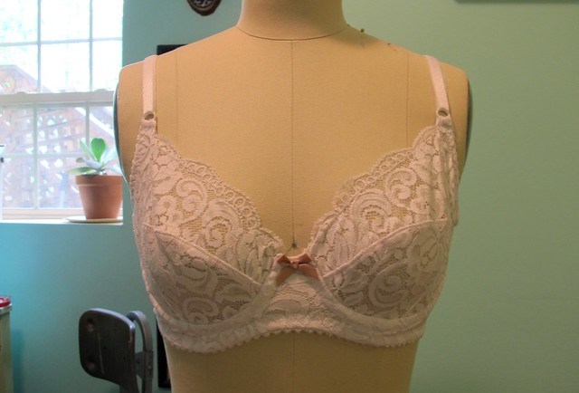 White Lace Marlborough Bra
