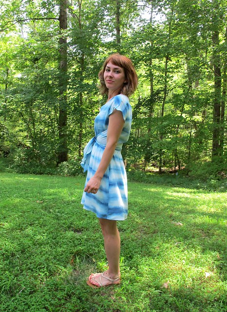 Vogue 1395, hand-dyed silk