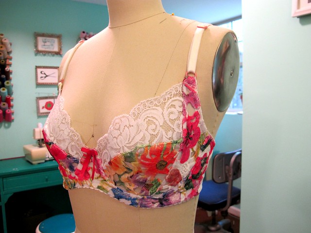 Floral Lace Marlborough Bra