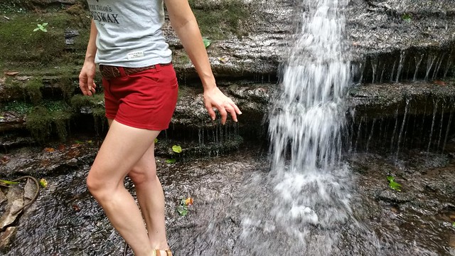 Red cotton twill Thurlows