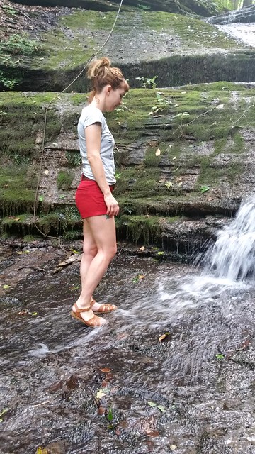 Red cotton twill Thurlows