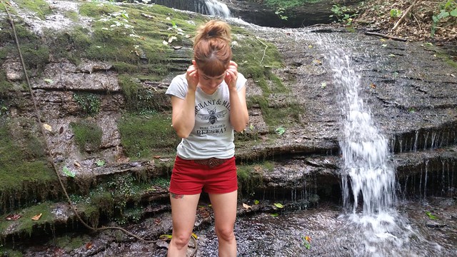 Red cotton twill Thurlows