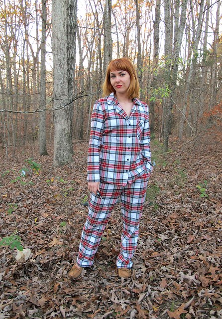 Flannel Carolyn PJs - front