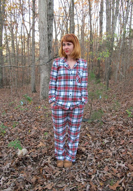 Flannel Carolyn PJs - front