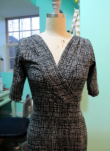 Colette Wren dress - on dressform