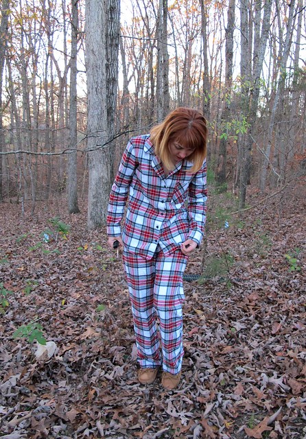 Flannel Carolyn PJs - front
