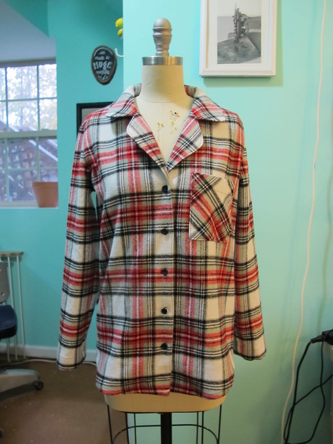Flannel Carolyn PJs - on dressform