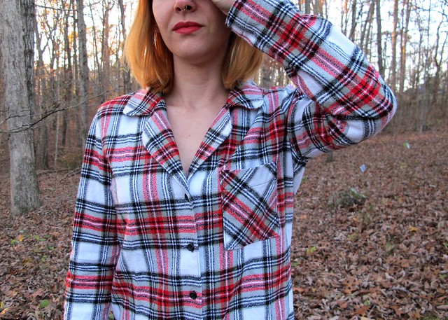 Flannel Carolyn PJs - front