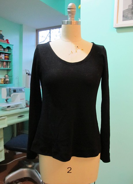 Vespa Patterns Grail tshirt - on dressform