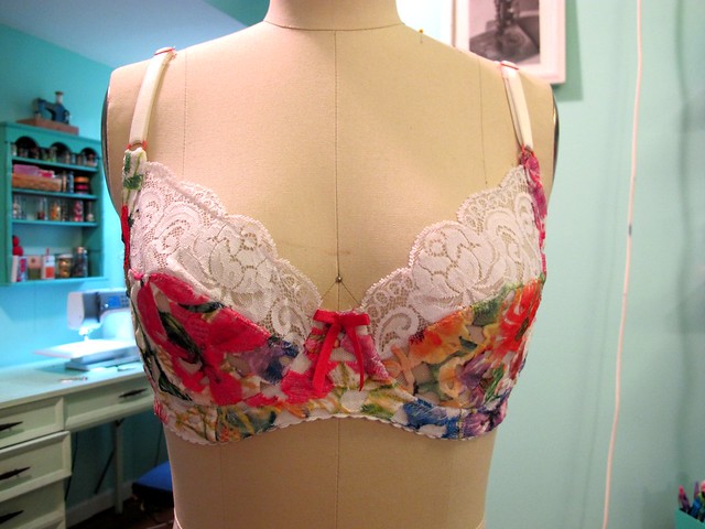 Floral Lace Marlborough Bra