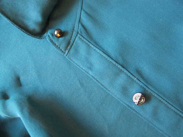 Silk Georgette B5526 + Stretch Brocade Circle Skirt