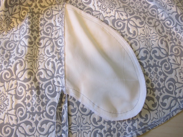 Silk Georgette B5526 + Stretch Brocade Circle Skirt