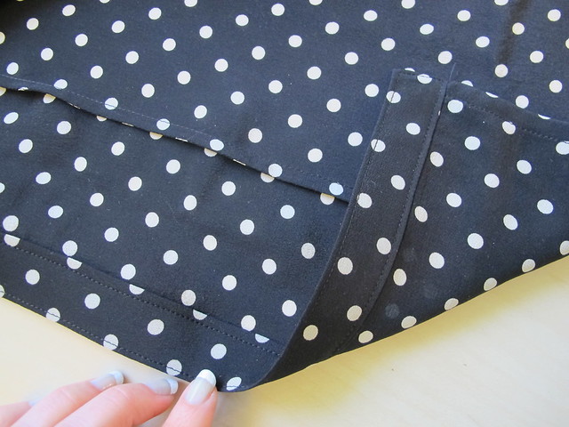 Silk Tie Blouse - button placket