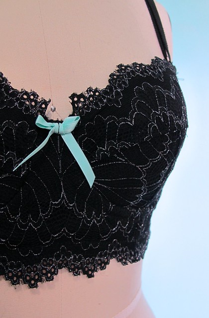 Black Lace Boylston bra