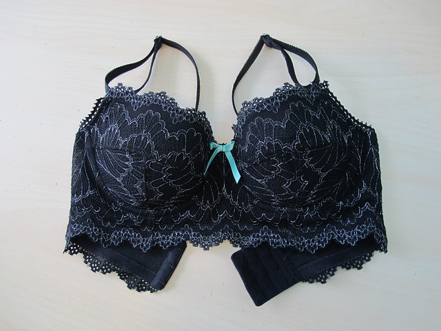 Black Lace Boylston bra