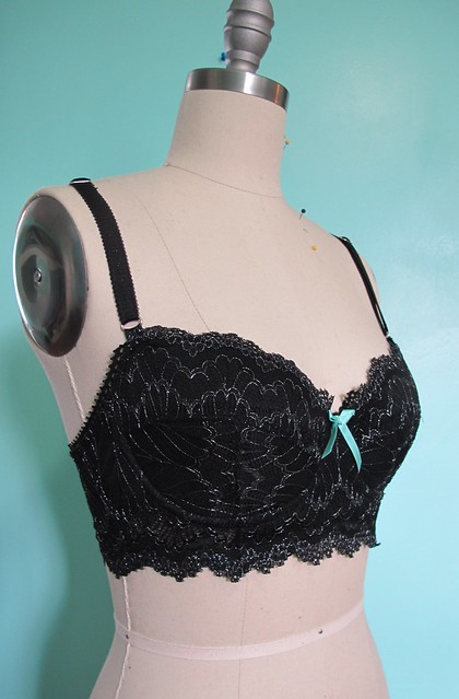 Black Lace Boylston bra
