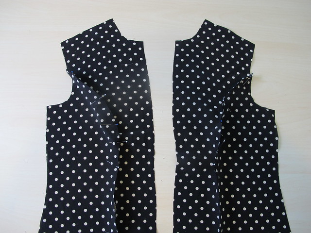 Silk Tie Blouse - mirroring fronts