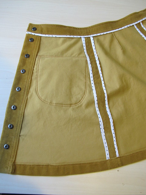 Corduroy Mini Skirt