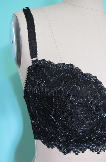 Black Lace Boylston bra