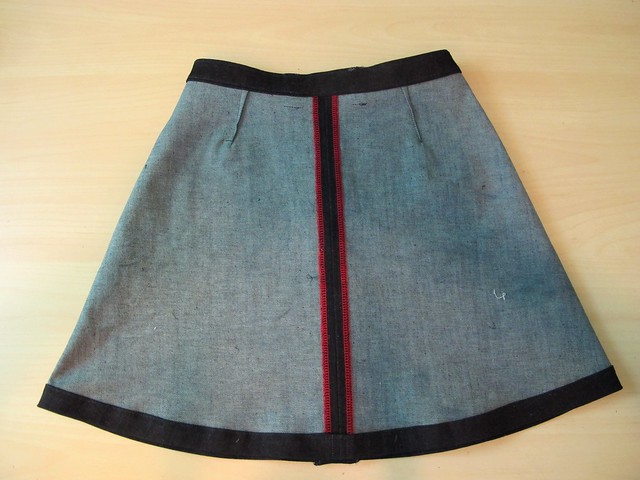 Denim Rosari Skirt