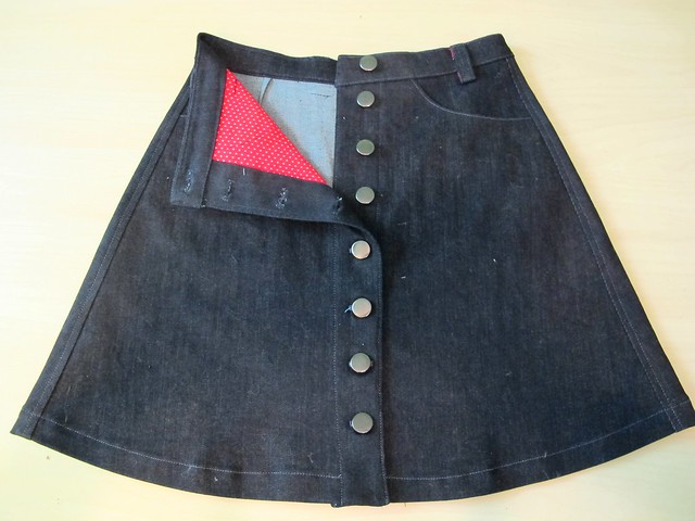 Denim Rosari Skirt