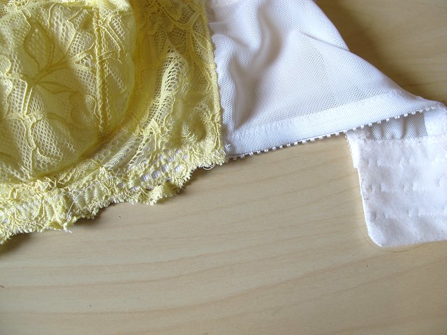 Yellow Lace Marlborough bra