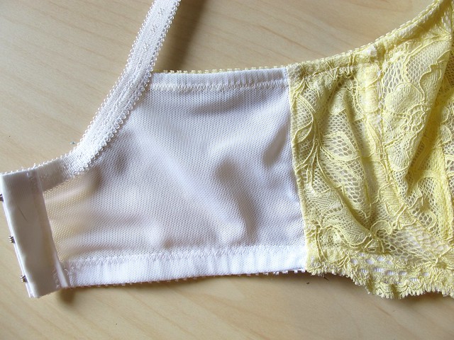 Yellow Lace Marlborough bra
