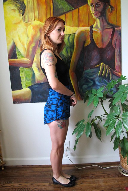 Silk Rite of Spring shorts