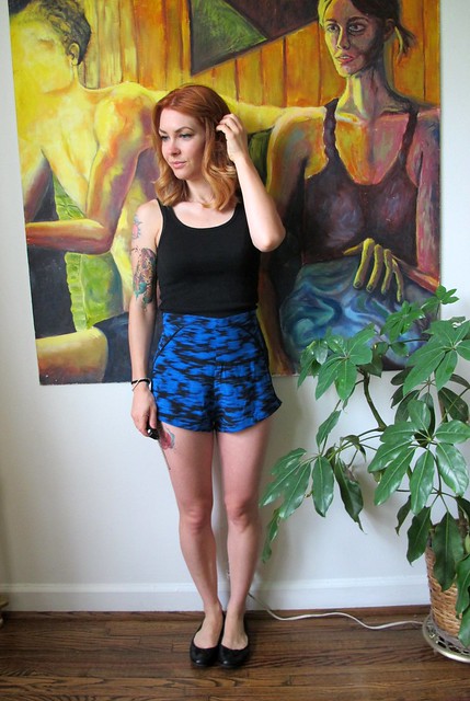 Silk Rite of Spring shorts