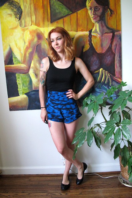 Silk Rite of Spring shorts