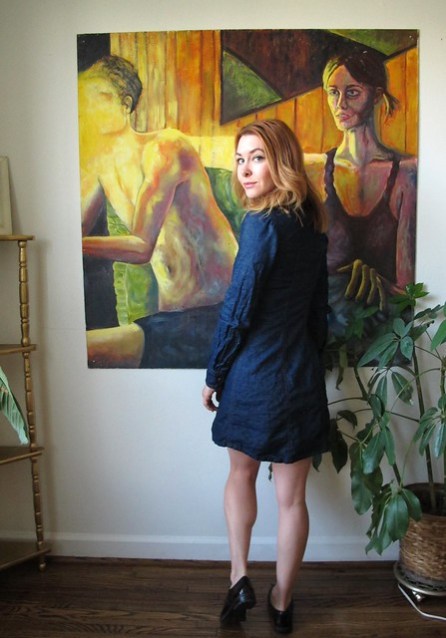 Denim Rosa Dress - back