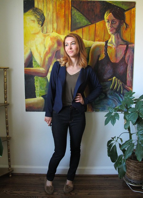 Navy Ponte Morris Blazer