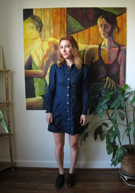 Denim Rosa Dress - front