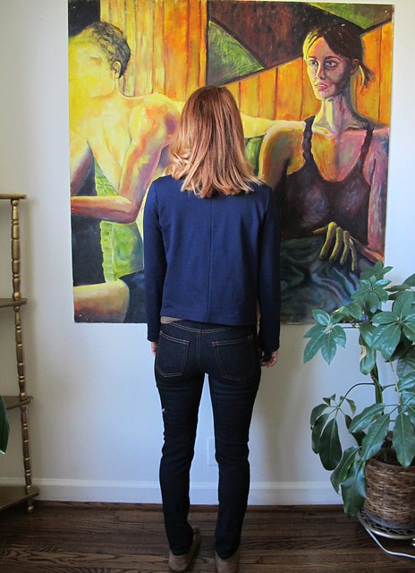 Navy Ponte Morris Blazer