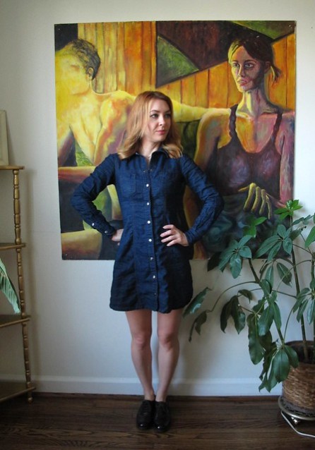Denim Rosa Dress - front