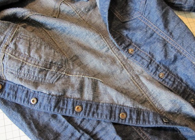 Denim Rosa Dress - detail