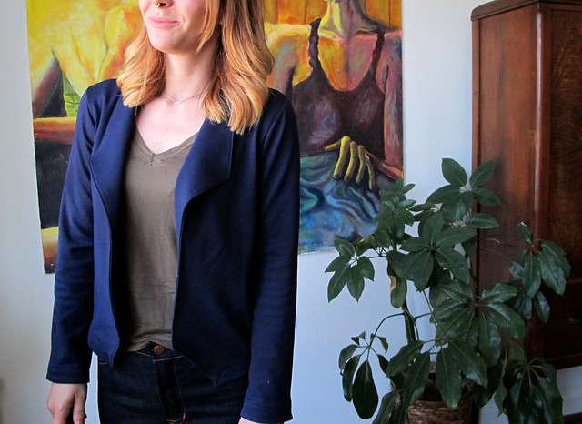 Navy Ponte Morris Blazer