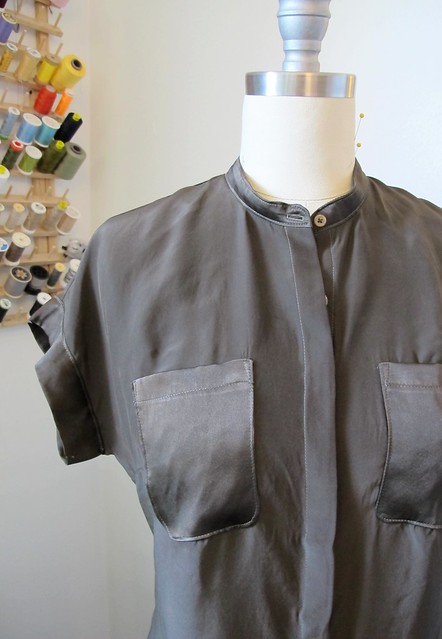 Mélilot shirt - on dressform