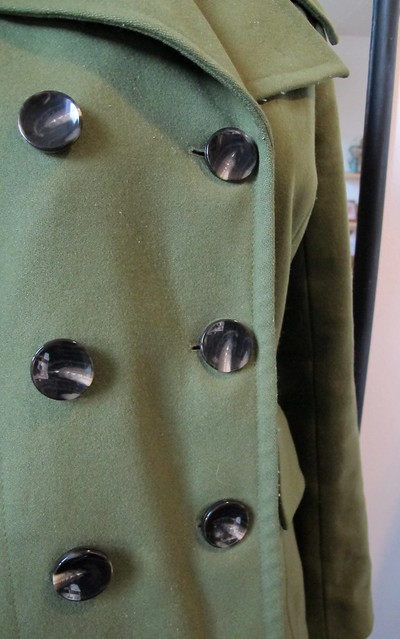 Re-Lining a Coat - after