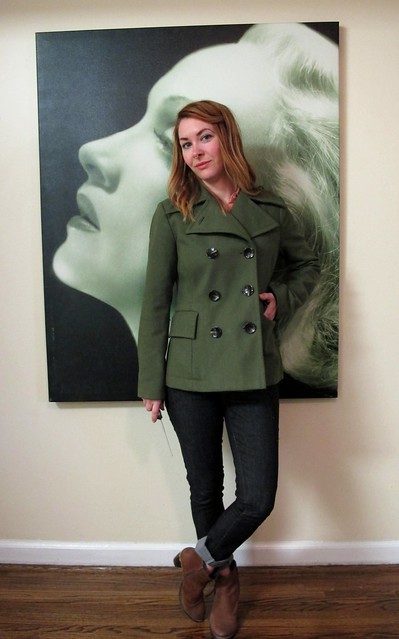 Re-Lining a Coat - after