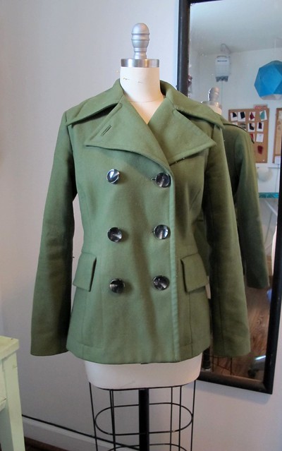 Re-Lining a Coat - after