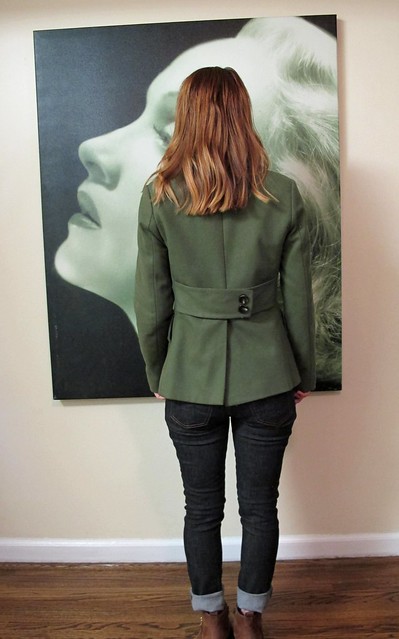 Re-Lining a Coat - after