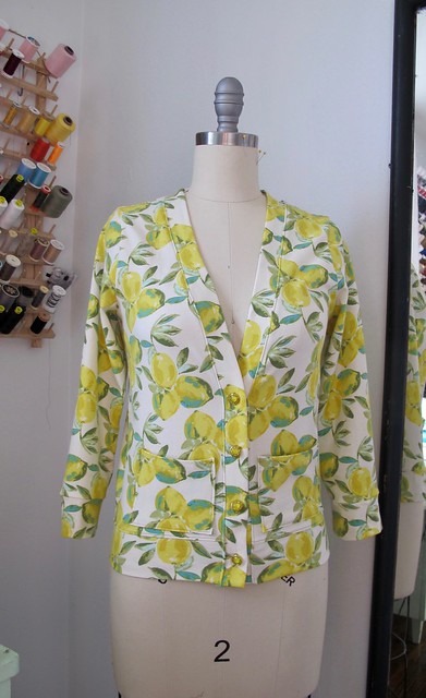 Lemon Cabernet Cardigan