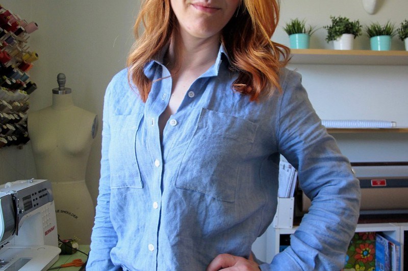 Linen Archer Button-Up Shirt