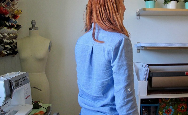 Linen Archer Button-Up Shirt